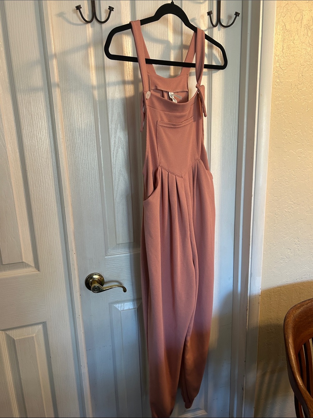 Halara XS pale pink overalls